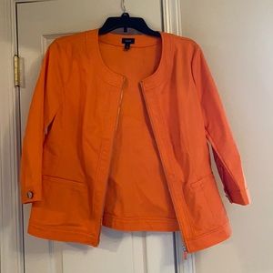 Rafaella Orange Blazer NWT
